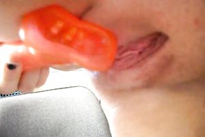 Plump girlfriend of mine likes fondling her cooch with sex toy