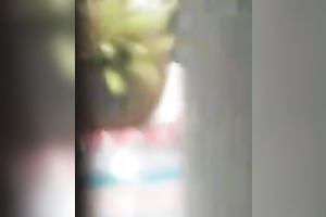 Beautiful neighbor black cock slut at the backyard spied on by me