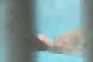 Beautiful neighbor black cock slut at the backyard spied on by me
