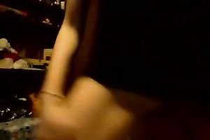 My cute legal age teenager teases me with her precious solo dance on my cam