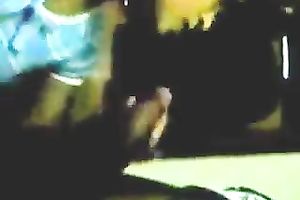 Desi unattractive whore in traditional suit was engulfing her impure man's pecker