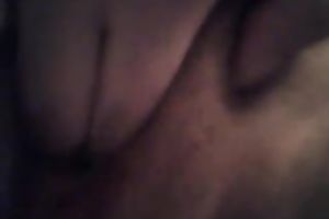 Close up selfie of my juvenile girlfriend masturbating