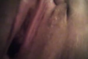 Close up selfie of my juvenile girlfriend masturbating