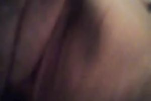 Close up selfie of my juvenile girlfriend masturbating