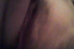 Close up selfie of my juvenile girlfriend masturbating