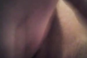 Close up selfie of my juvenile girlfriend masturbating