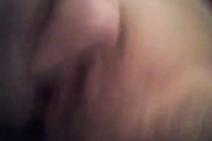 Close up selfie of my juvenile girlfriend masturbating