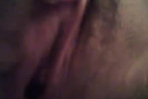 Close up selfie of my juvenile girlfriend masturbating