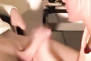 Cute black cock sluts takes my ramrod in her mouth giving great orall-service
