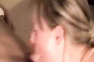 Cute black cock sluts takes my ramrod in her mouth giving great orall-service