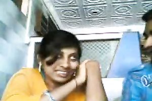 Gorgeous and shy Indian legal age teenager honey doesn't wish sex on cam