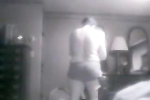 Hidden web camera in the bedroom of my mommy got her in nature's garb after shower