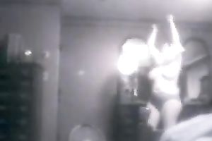 Hidden web camera in the bedroom of my mommy got her in nature's garb after shower