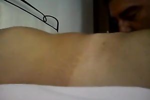 Licking the wet crack of my golden-haired hawt white bitch str8 to orgasm