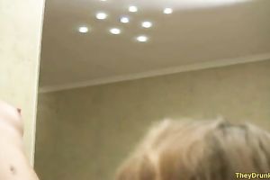 Dirty-minded light and dark haired whores spoon every other