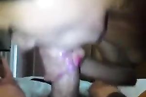 Dark haired black cock sluts with natural marangos enjoys giving outstanding BJ