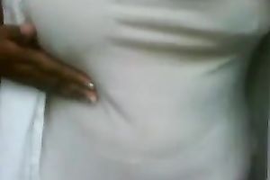 Amateur all alone nympho plays with her giant hawt wobblers