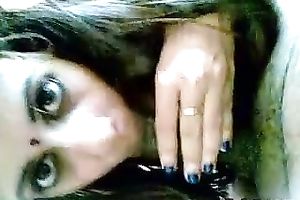 Hot breasty Indian college playgirl rides and blows my uncut jock