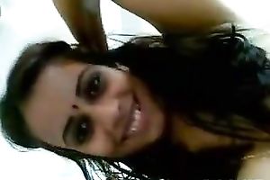 Hot breasty Indian college playgirl rides and blows my uncut jock