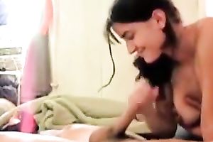 Torrid all natural and quite bosomy dark brown white women was teasing ramrod of my buddy