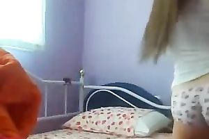 Cute black haired non-professional livecam white women bragged of her fine rounded a-hole