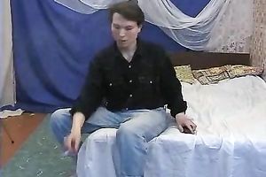 Amateur European legal age teenager lets her chap disrobe her in ottoman