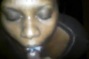 My swarthy horny white wife sucks and deepthroats my shaft in POV scene