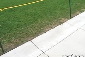 Sweet and busty redhead cutie acquires priceless treat on vacation