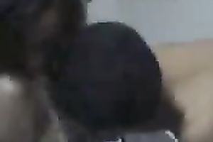 Suckling and playing with perky tits of hawt Malay legal age teenager