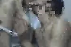 Suckling and playing with perky tits of hawt Malay legal age teenager