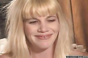 Horny honey acquires her fascinating fur pie drilled from behind