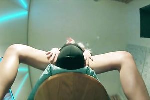 Submissive buddy of mine tries to remember the smell of skinny bitch's snatch