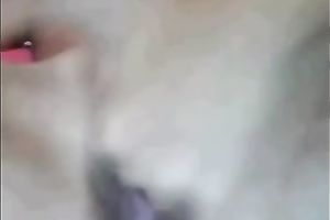 Slender leggy brunette hair girlie flashed mambos and fingerfucked herself