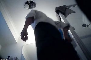 Spy livecam vid of nice-looking undressing all natural blonde haired girlie