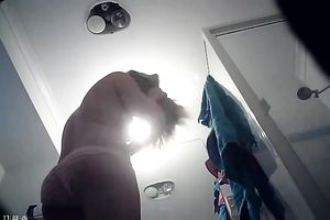 Spy livecam vid of nice-looking undressing all natural blonde haired girlie