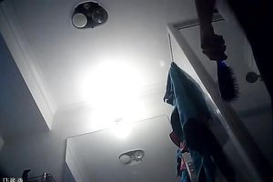 Spy livecam vid of nice-looking undressing all natural blonde haired girlie