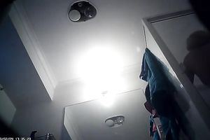 Spy livecam vid of nice-looking undressing all natural blonde haired girlie