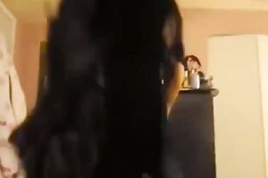 Amateur hot str8 haired ex-GF of my male ally was riding him on top