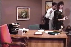 Hot like fire raven head pierced sex bomb swallows jock of perverted boss in office