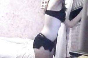 Awesome legal age teenager cam babe acquires wild and masturbates for me