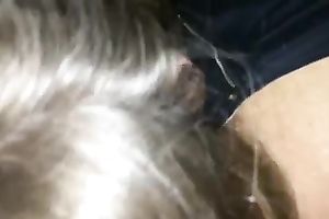 Dark haired cheap dilettante slut provided my dark buddy with a BJ