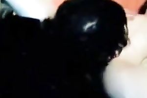 Nerdy stud was wanked by his GF whilst this chab teased her cunt on livecam