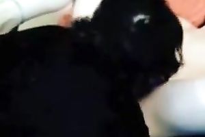 Nerdy stud was wanked by his GF whilst this chab teased her cunt on livecam