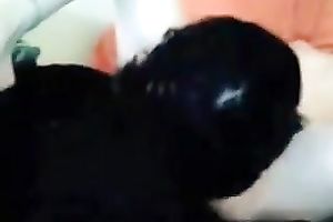 Nerdy stud was wanked by his GF whilst this chab teased her cunt on livecam