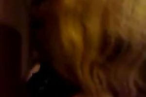 Dirty golden-haired milf from the night club can't live without engulfing schlong