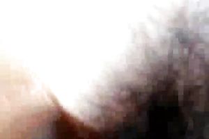 Hiary pinkish vagina of a white girlfriend filmed and fingered