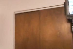 Blonde milf sucks a weiner and gets her shaved snatch smashed