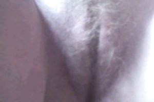 Slutty older hotwife with concupiscent slit rubbing herself on closeup web camera vid