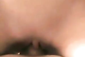 Kinky non-professional buxom wife of my buddy was jerking off his hard dick