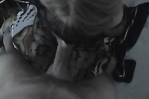 My pecker crazed girlfriend can engulf my 10-Pounder during the time that being blindfolded